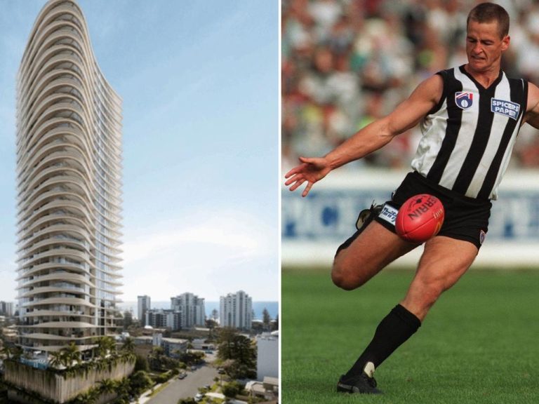 Footballer’s beachside mega site in shock forced sale