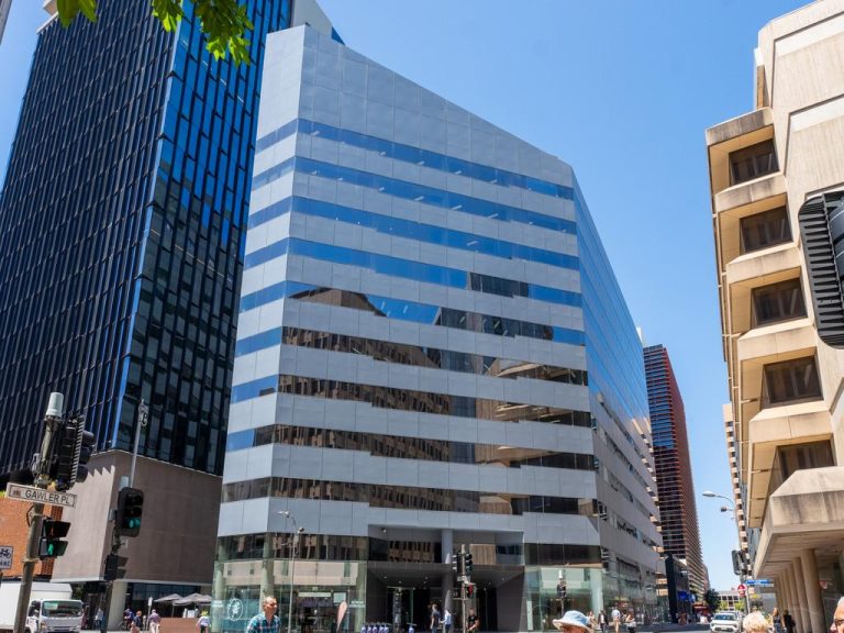 Raptis family relists Pirie St office tower amid legal stoush