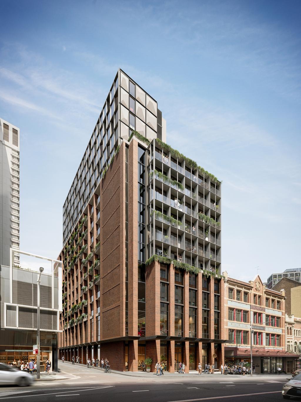 Supplied Editorial Artists impression of a studio living block planned by Investa and
 The Salvation Army at 140 Elizabeth Street